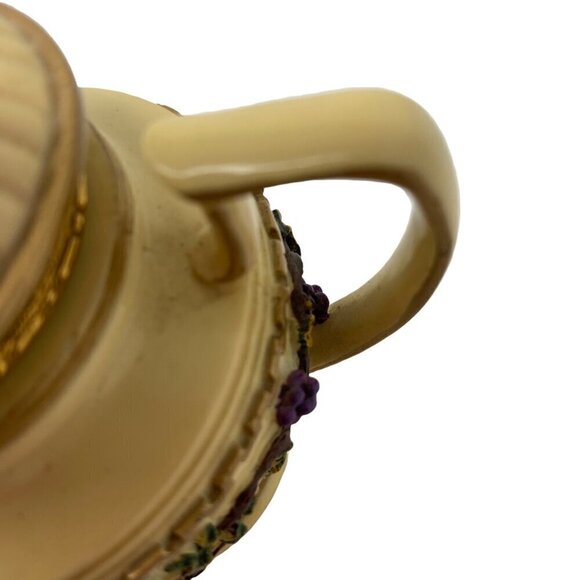 Nini Vineyard Teapot Trinket Keepsake Box Collectible Mini Hand Painted 6-41 - Picture 11 of 13